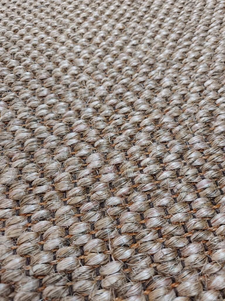 Vloerkleed / Karpet Sisal Lavendel Natuur 200x300cm, Handgewoven, Beige, Ophalen of Verzenden, 200 cm of meer