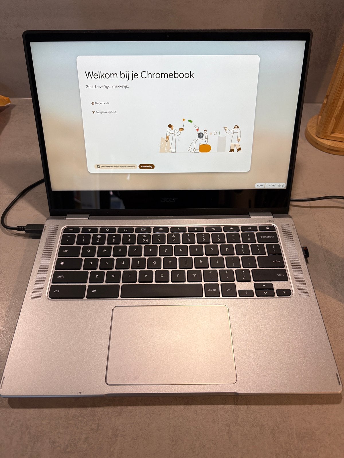 Chromebook Acer Spin 314C (2023), Computers en Software, Chromebooks, 14 inch, Touchscreen, Ophalen of Verzenden, Acer Chromebook 314