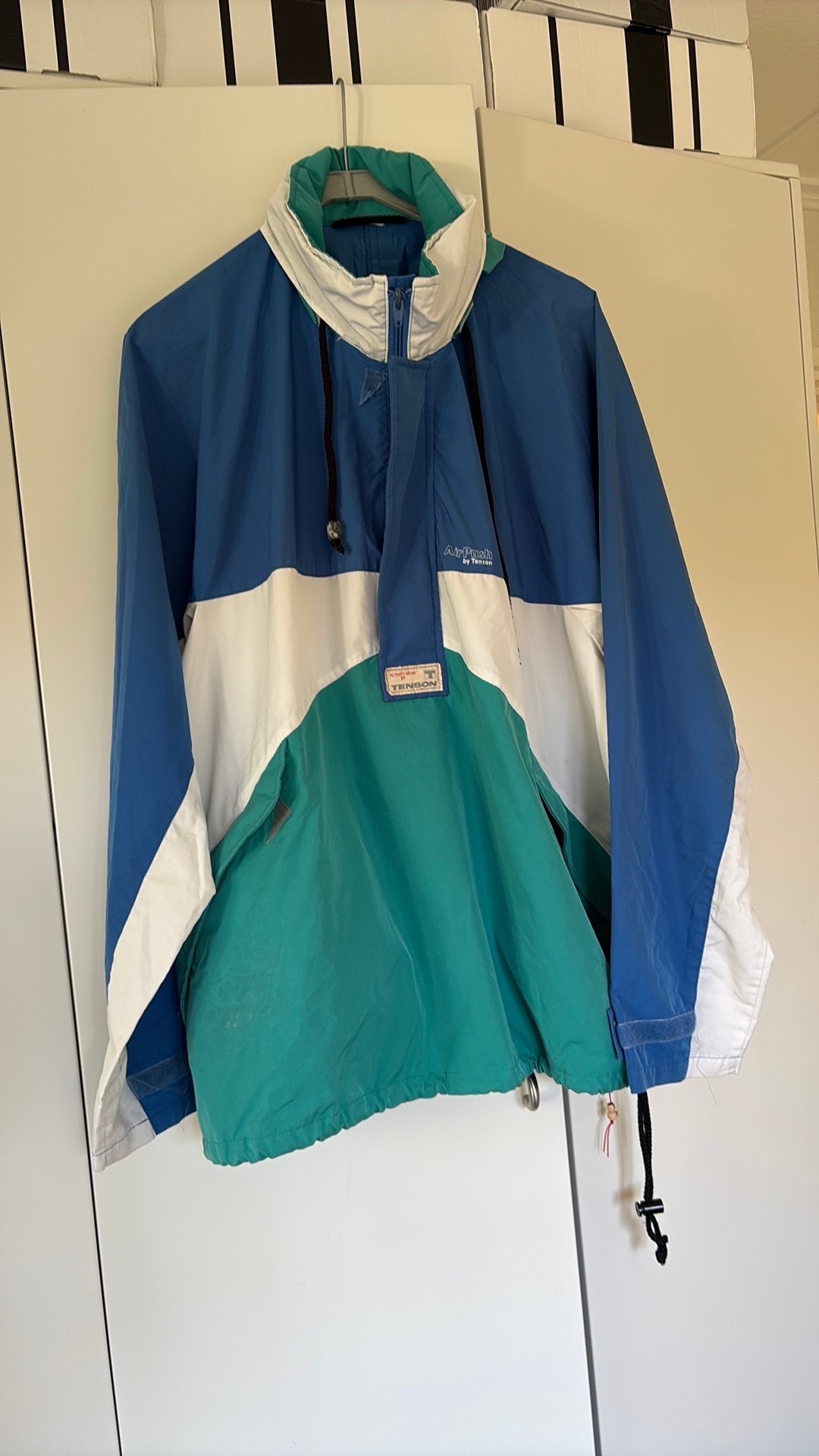 Tenson airpush zomer lichtgewicht jack maat XL, Ophalen of Verzenden, Zo goed als nieuw, Maat 56/58 (XL), Blauw