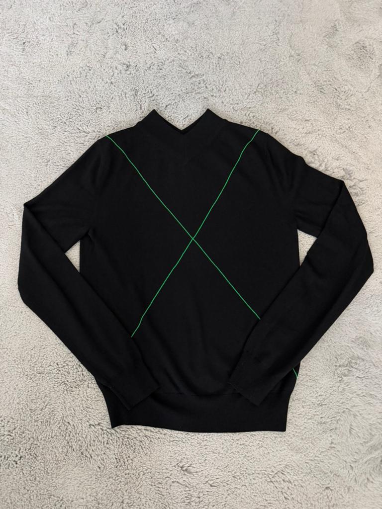 Bottega Veneta Zwarte V-hals Trui XS - Zo goed als nieuw, Kleding | Dames, Ophalen of Verzenden, Zo goed als nieuw, Maat 34 (XS) of kleiner