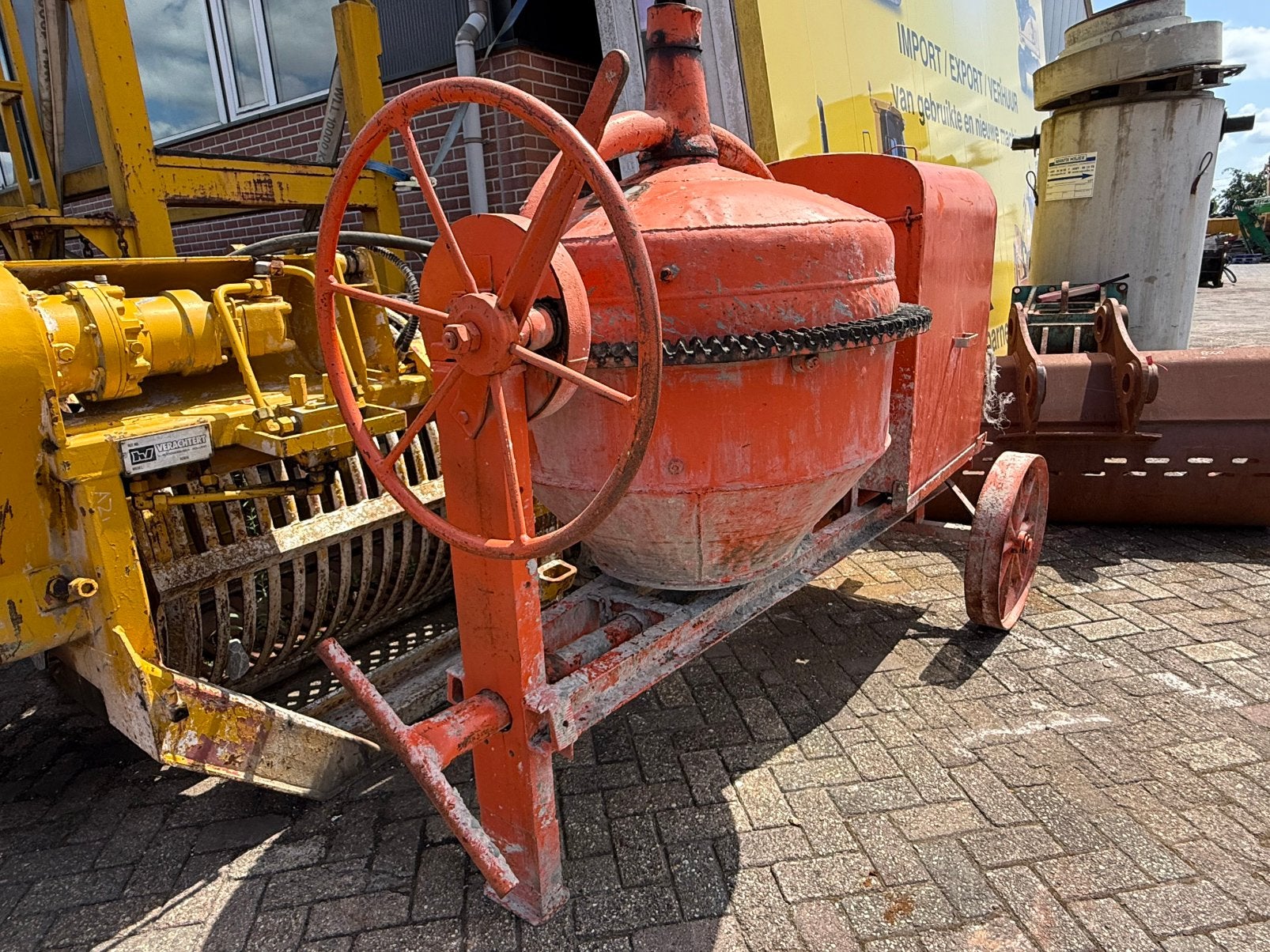 Betonmolen, Doe-het-zelf en Verbouw, Betonmolens, Ophalen, Gebruikt