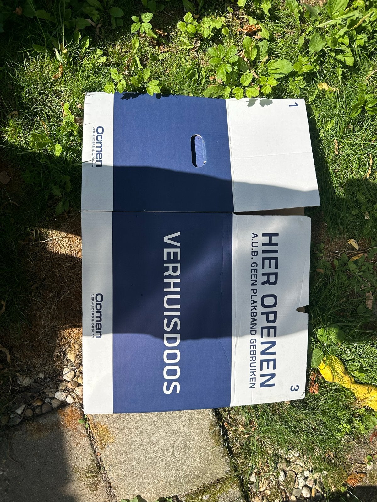 Verhuisdoos - Oomen Verhuizingen & Opslag, Ophalen, 40 tot 60 cm, 50 tot 75 cm, 35 tot 50 cm