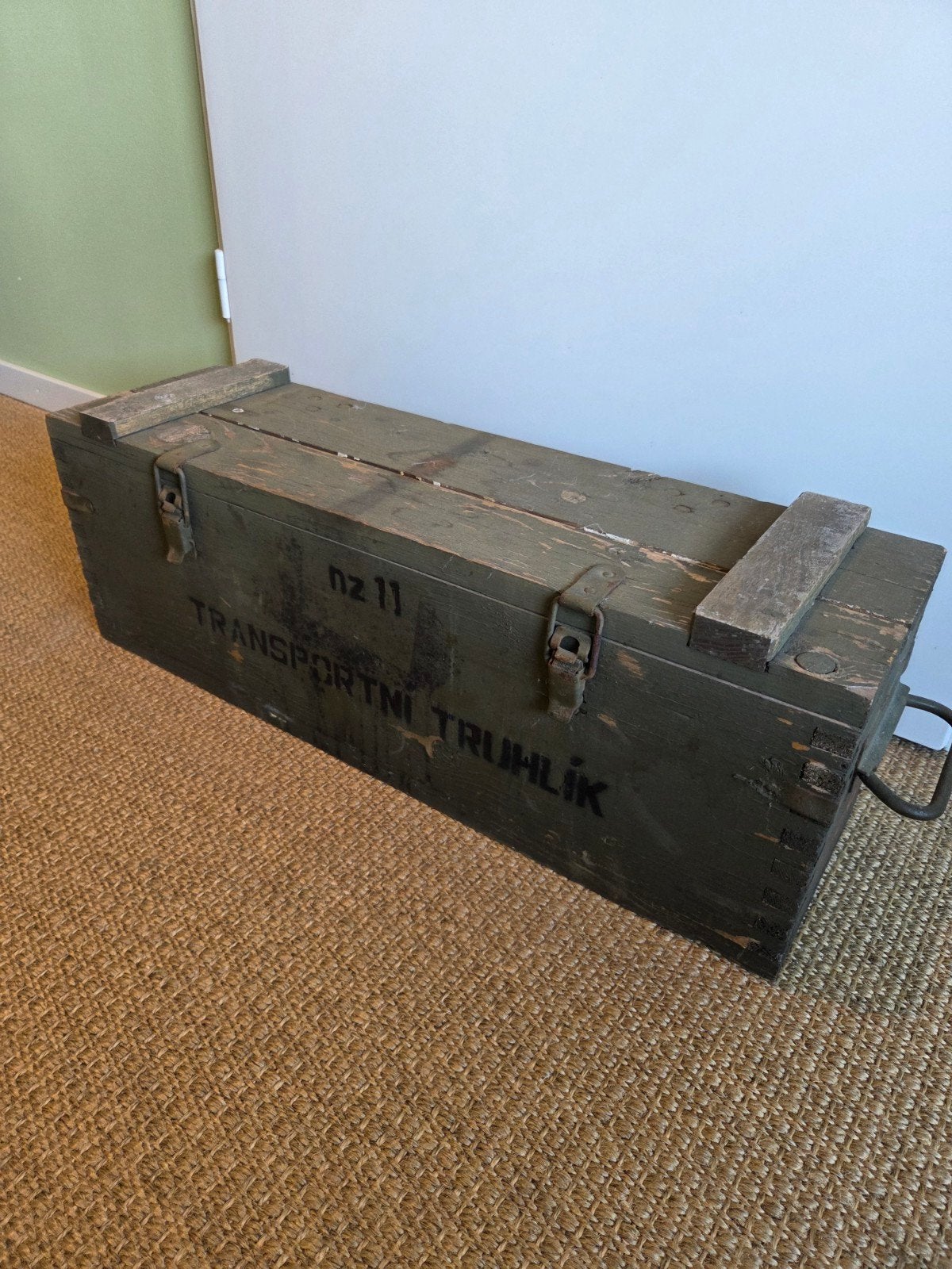 Vintage Militaire Munitiekist - Transportkist, Ophalen, Overige soorten, Overige gebieden, Kist of Geocache