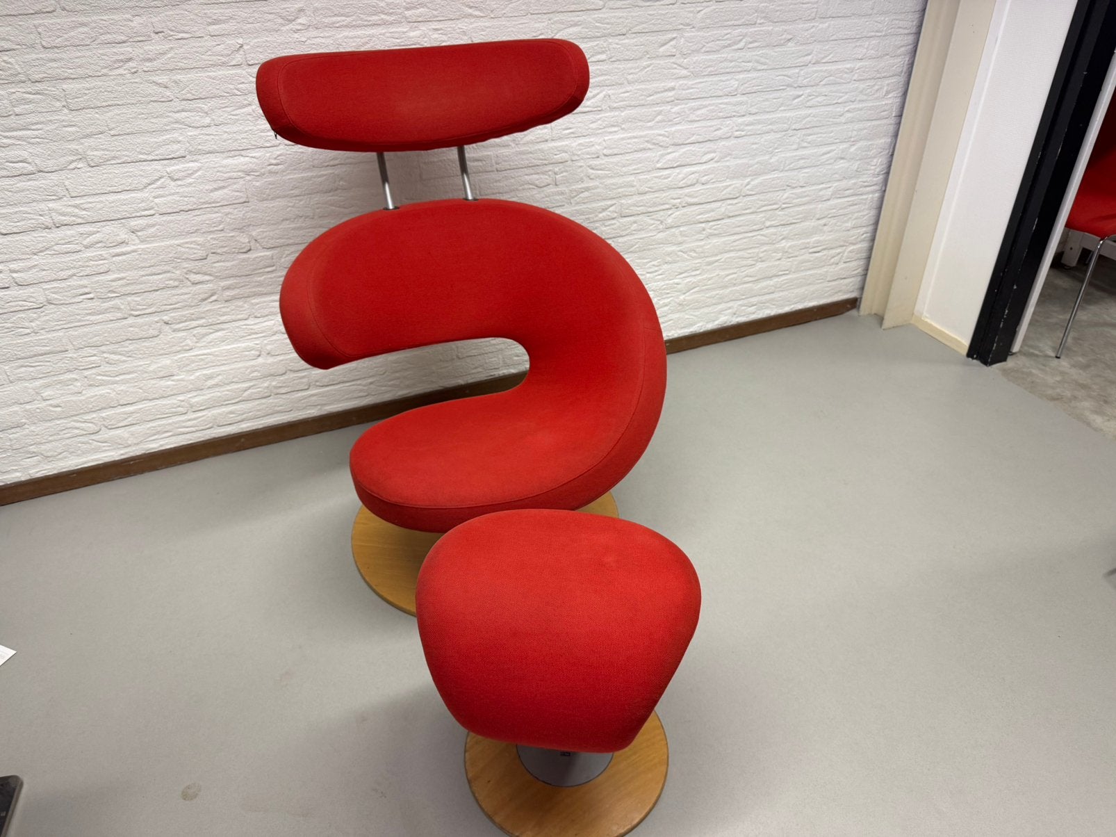 Stokke Varier Peel fauteuil met voetenbank, Ophalen of Verzenden, Gebruikt
