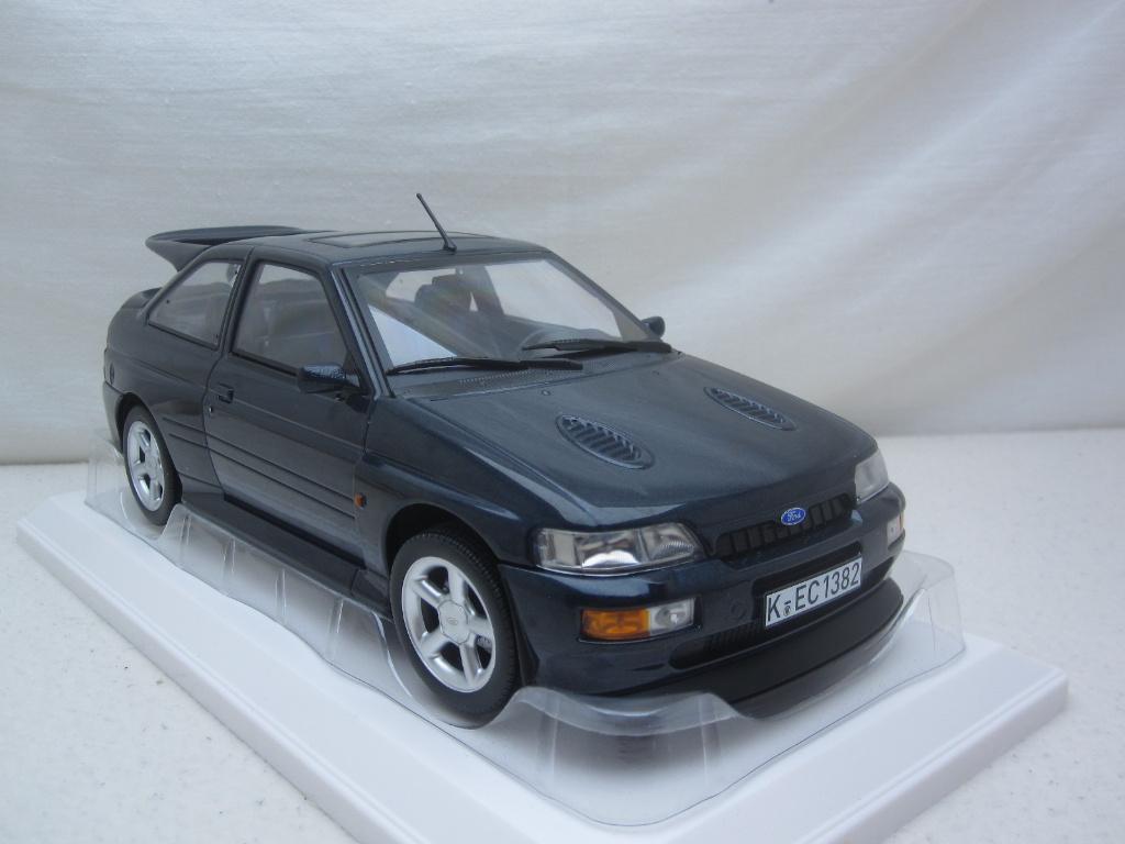 Ford Escort RS Cosworth 1992 groen metallic 1:18 Norev, Hobby en Vrije tijd, Ophalen of Verzenden, Nieuw, Auto, Norev