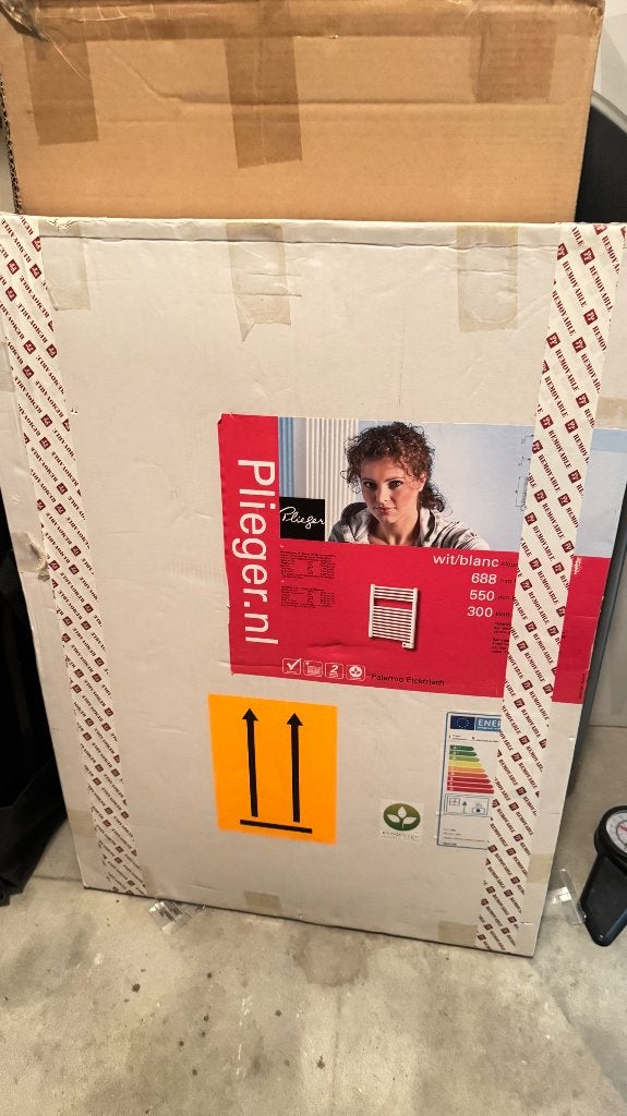 Handdoek radiator elektrisch, Doe-het-zelf en Verbouw, Verwarming en Radiatoren, Ophalen, 30 tot 80 cm, Radiator, Minder dan 60 cm