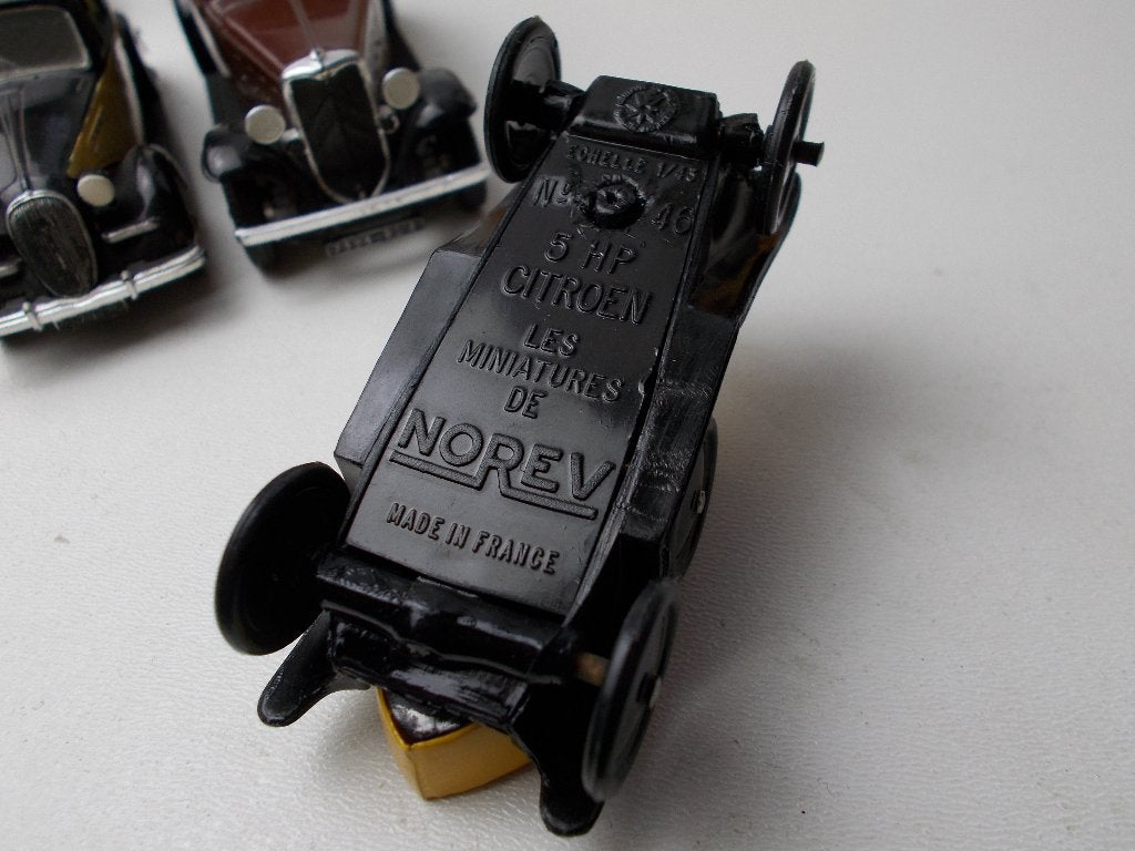 Vintage NOREV 8 x FRANSE OLDTIMERS (Alle 8 in 1 koop!), Ophalen of Verzenden, Zo goed als nieuw, Auto, Norev