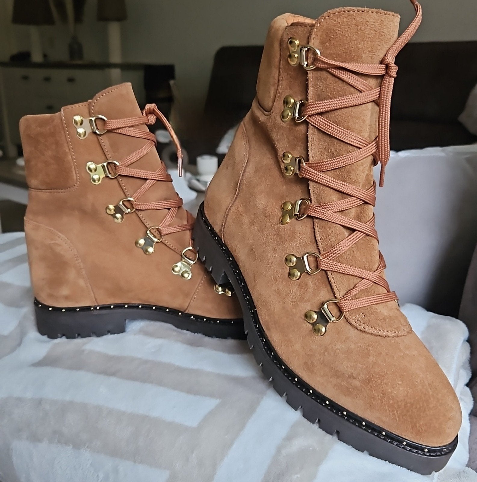 tango enkel laarsjes laarzen veter boots maat 39 nieuw staat, Ophalen of Verzenden, Zo goed als nieuw, Zwart