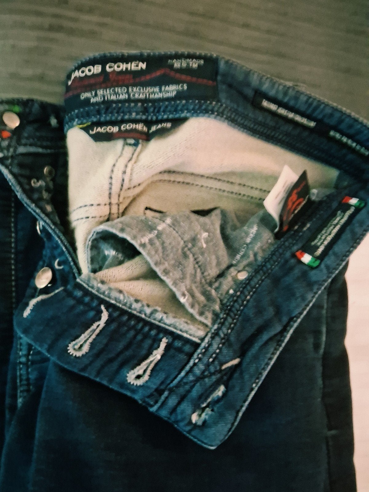 Jacob Cohën J620 "Second Premium Edition" – Maat W33, Ophalen, Blauw, Zo goed als nieuw, Jacob Cohen