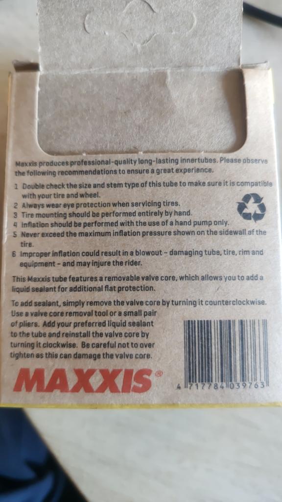 Maxxis Ultralight Binnenband 26" Presta 48mm, Band, Nieuw, Ophalen of Verzenden, Mountainbike