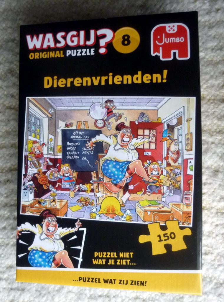 Wasgij nr. 8, original 150 st. Dierenvrienden - compleet, Hobby en Vrije tijd, Denksport en Puzzels, Ophalen of Verzenden, Minder dan 500 stukjes