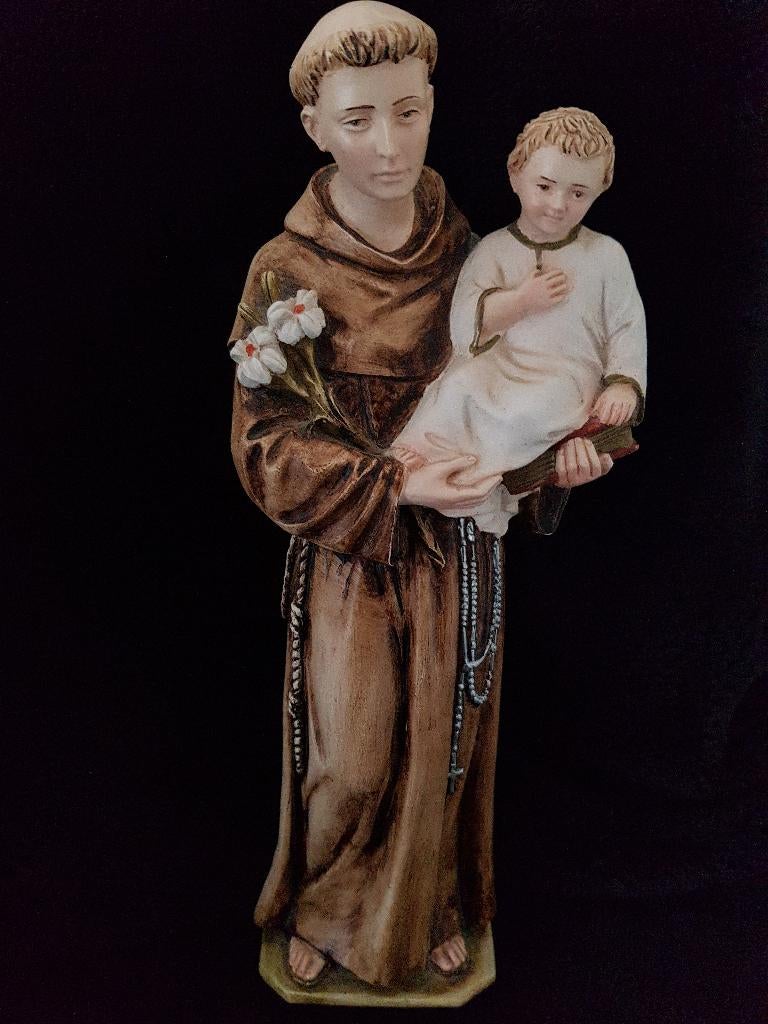Beeldje van Heilige Antonius van Padu, Ophalen of Verzenden, Zo goed als nieuw, Beeld(je), Christendom | Katholiek