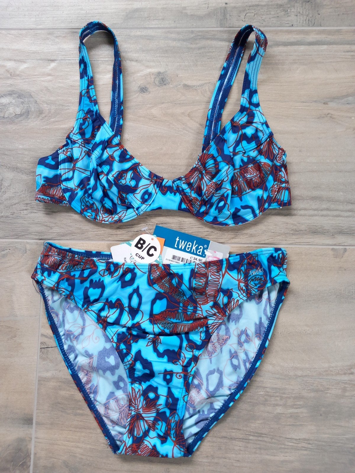 Tweka Dames Beugel Bikini. Mt. 38 B/C. Nieuw., Kleding | Dames, Blauw, Nieuw, Ophalen of Verzenden, Bikini