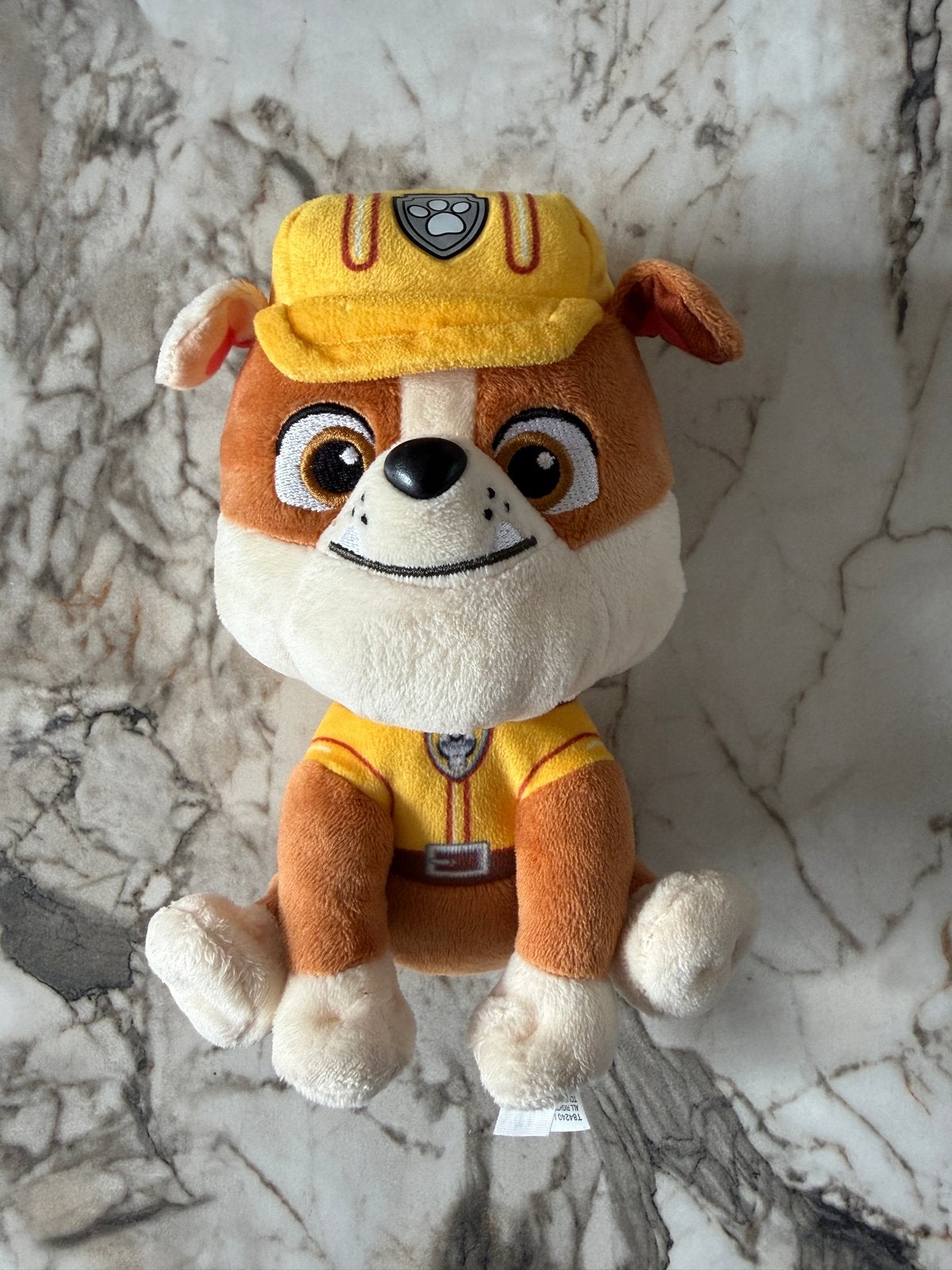 Paw Patrol Rubble Knuffel - Zo goed als nieuw, Ophalen, Overige merken, Hond, Zo goed als nieuw