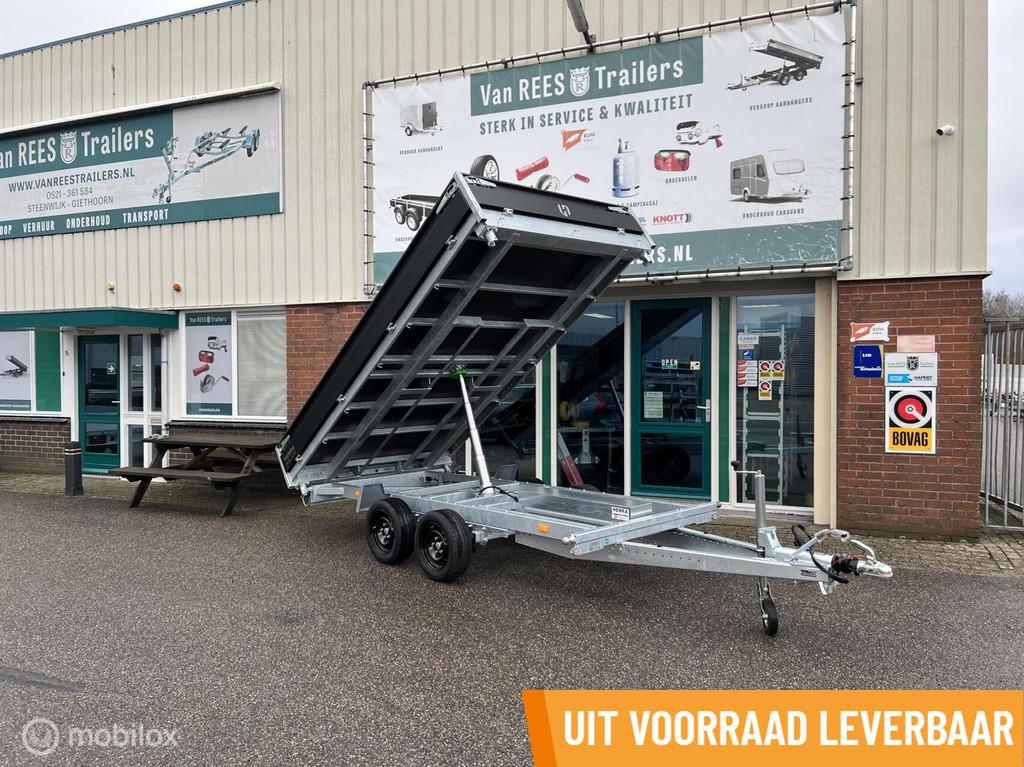 Henra Kipper 350x180 2700kg black edition, Auto diversen, Aanhangers en Bagagewagens, Nieuw