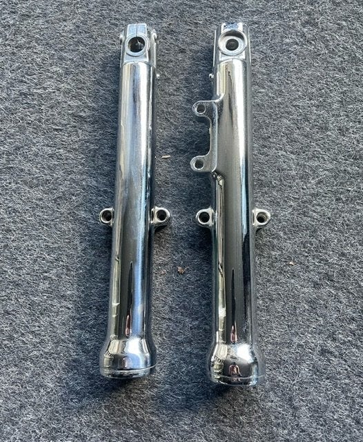 Nieuw chrome 39mm voorvork sliders, Motoren, Niet ingevuld, Niet ingevuld, Nieuw, Ophalen of Verzenden