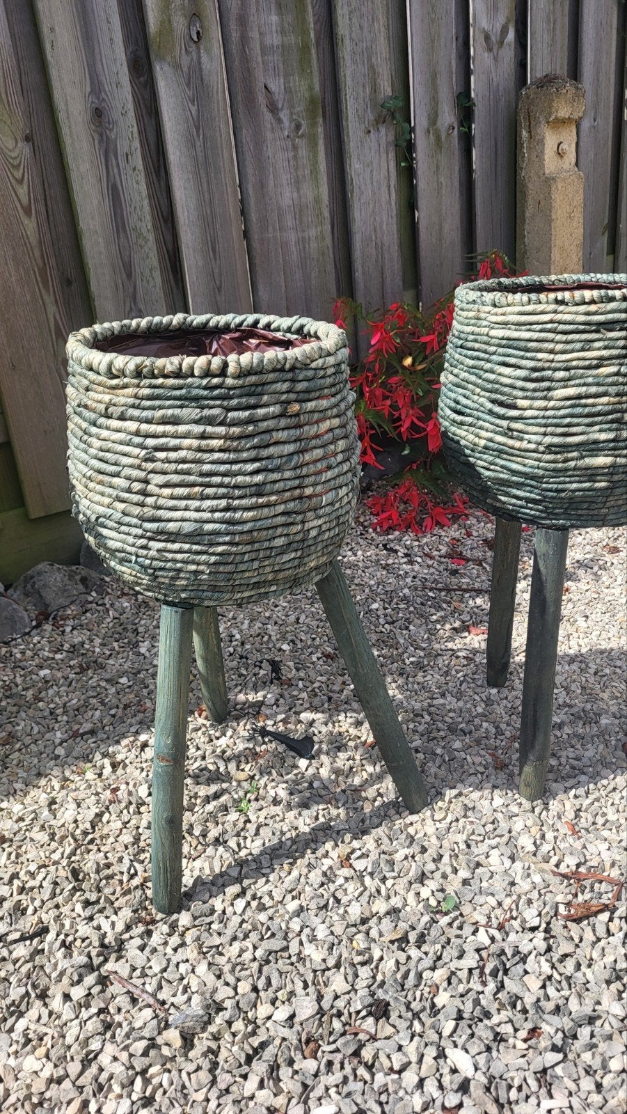 Plantenbak voor binnen/ buiten, Ophalen, Kunststof, Minder dan 30 cm, Rond