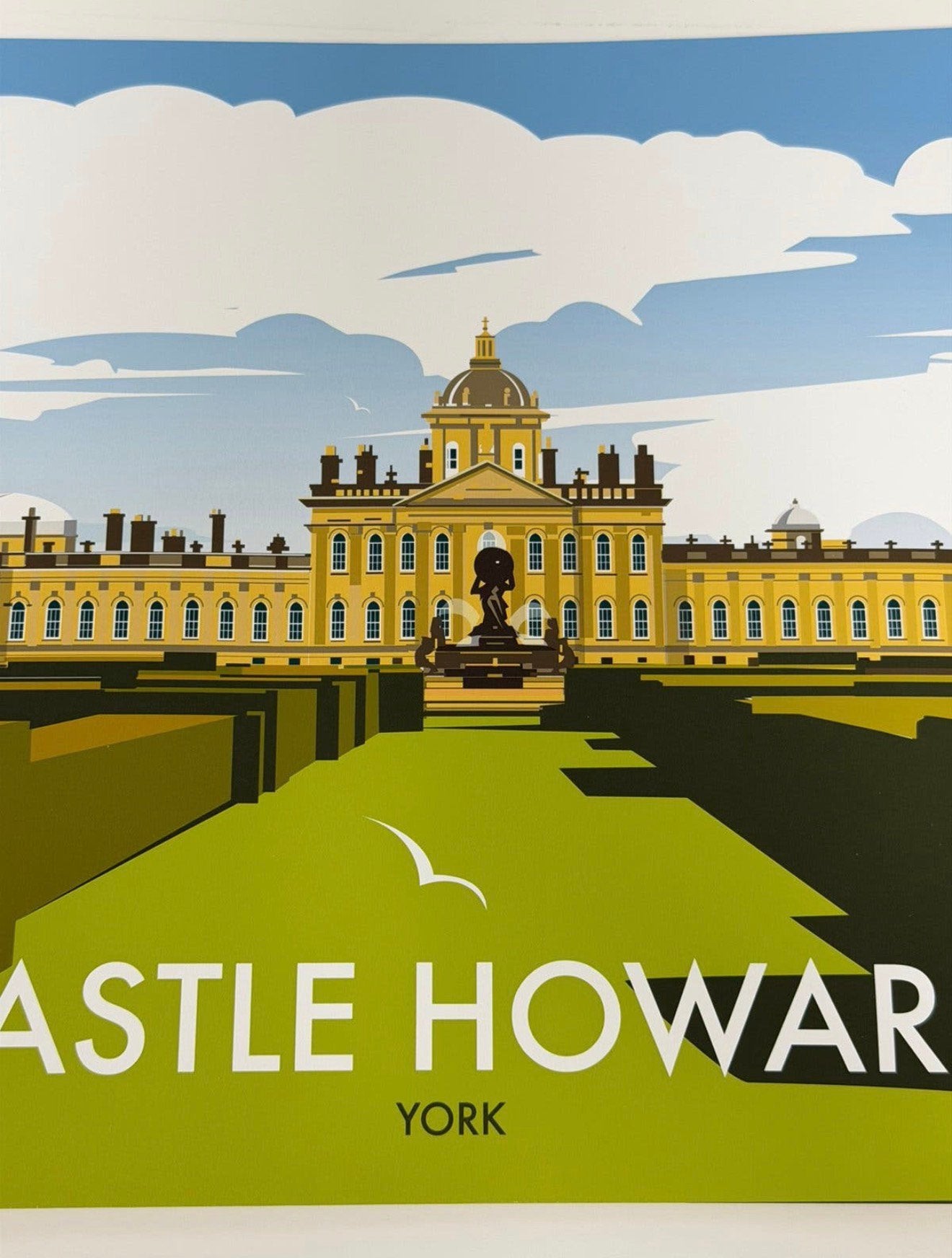 Castle Howard, York Art Print by Dave Thompson – A3 Poster, Ophalen of Verzenden, Nieuw, A1 t/m A3