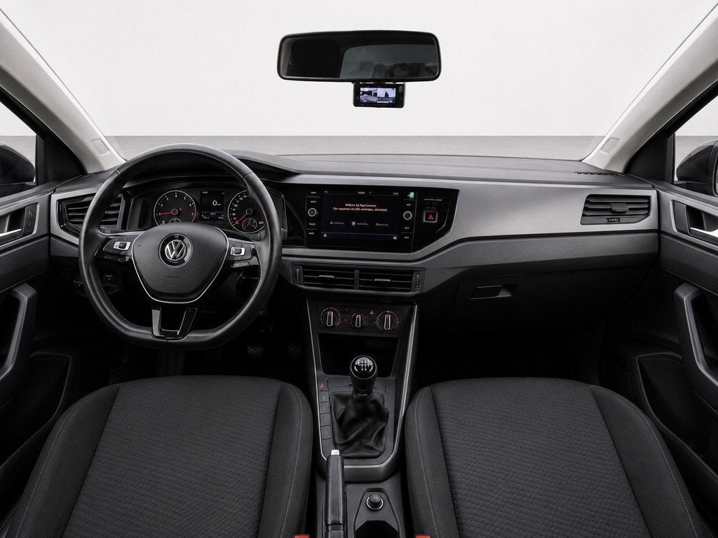 Volkswagen Polo 1.0 TSI Highline+Dashcam+Carplay+Airco+Cruis, Auto's, Voorwielaandrijving, Stof, Bedrijf, Handgeschakeld