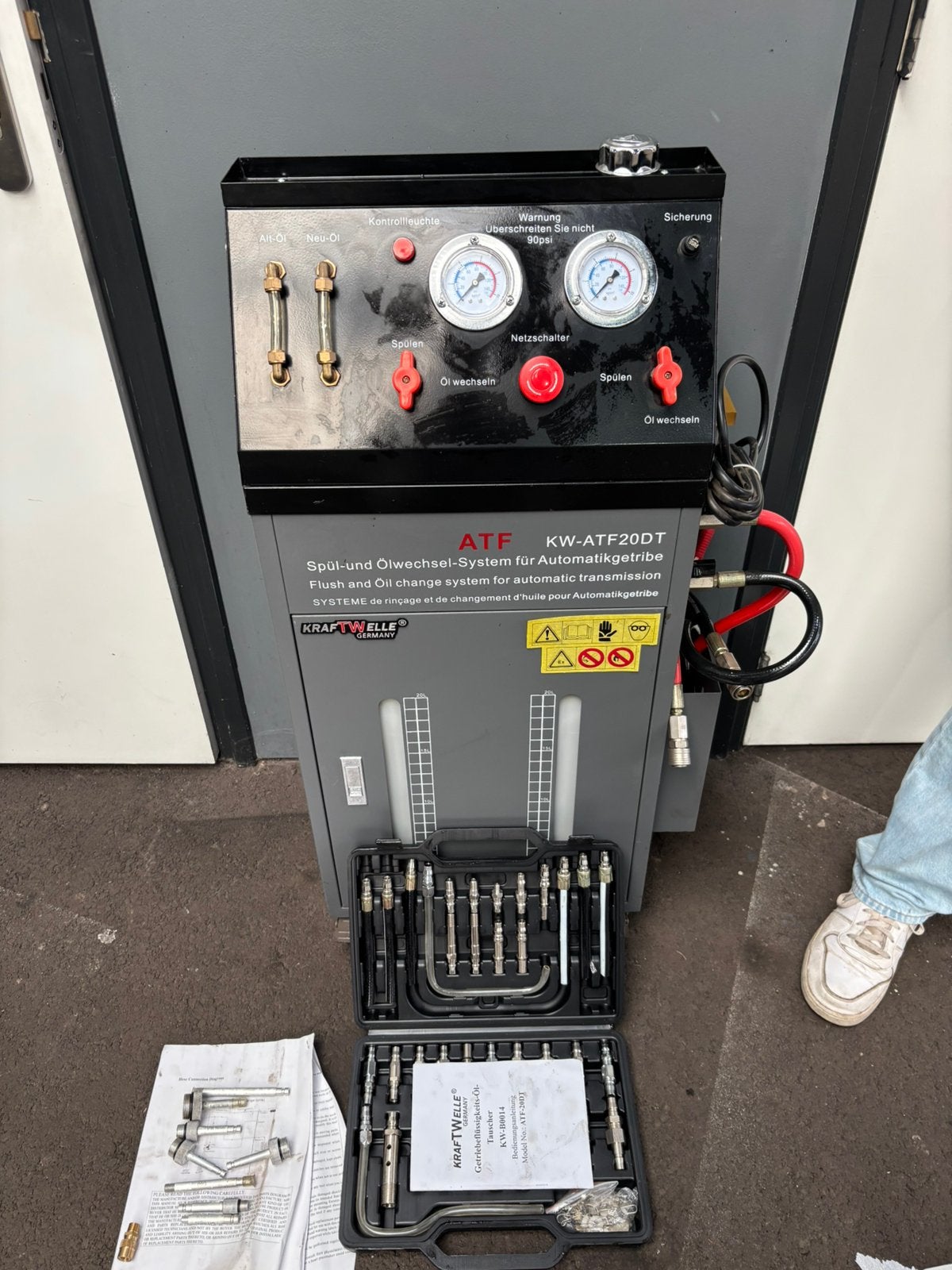 Automaat spoel flush machine zgan, Ophalen, Zo goed als nieuw