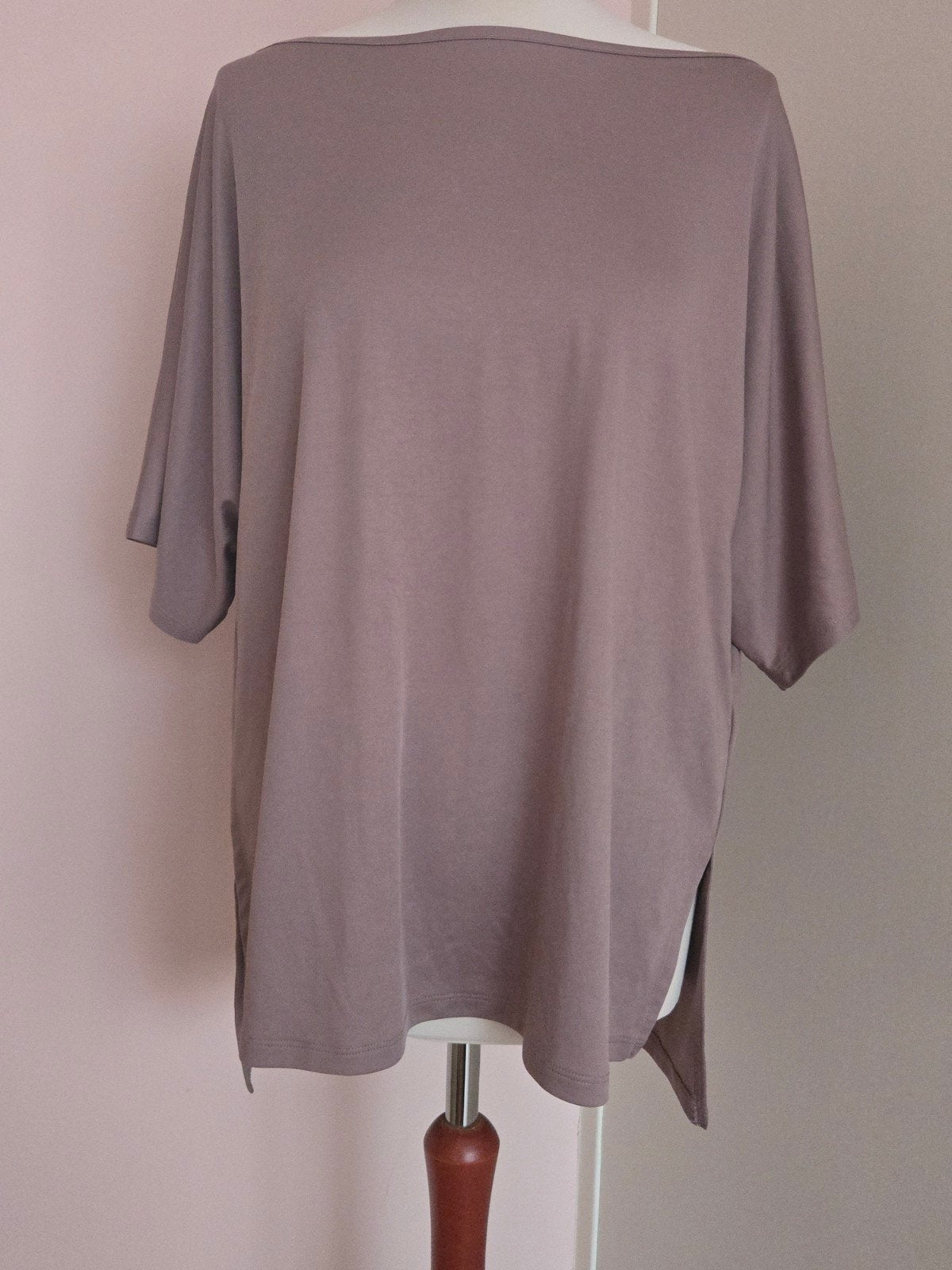Sportief T-shirt H&M Maat L met zijsplitten, H&M, Blauw, Maat 42/44 (L), Ophalen of Verzenden