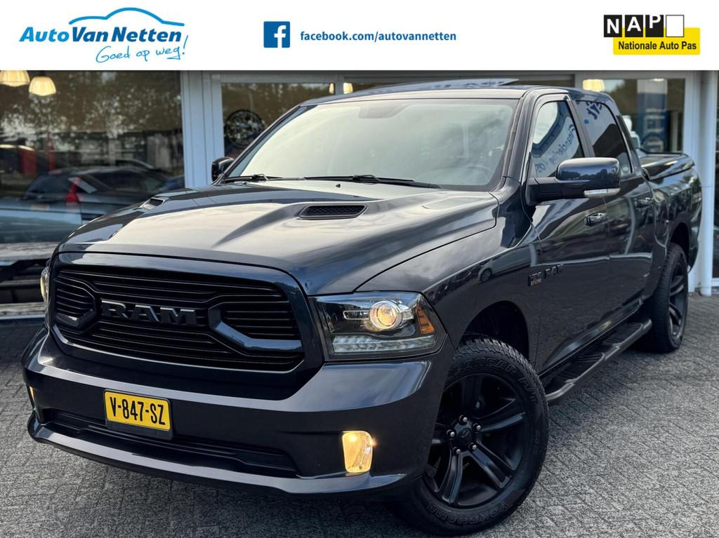 Dodge Ram 1500 4X4 5.7 V8 400pk 4x4 Crew Cab 5'7 SPORT,Xenon, Auto's, Automaat, Gebruikt, Leder en Stof, Automatische klimaatregeling
