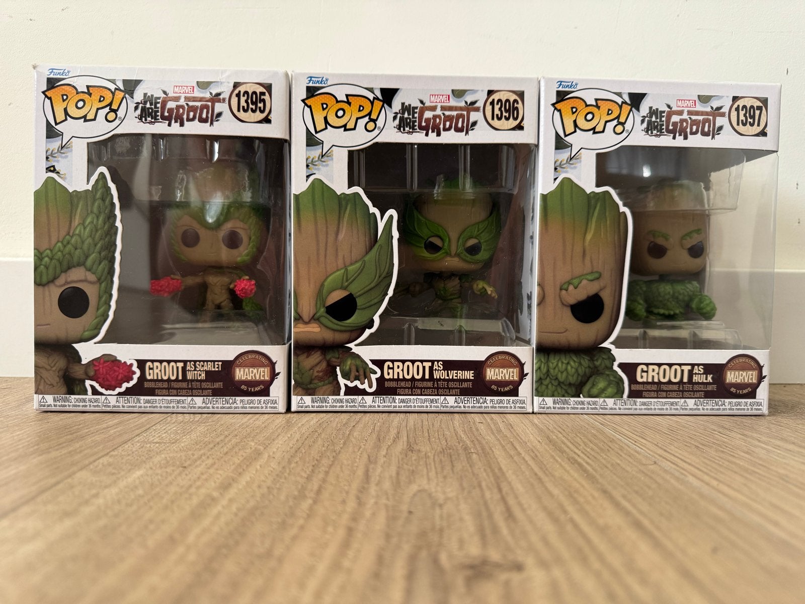 Funko Pop! We Are Groot - Scarlet Witch, Wolverine, Hulk, Verzenden, Nieuw