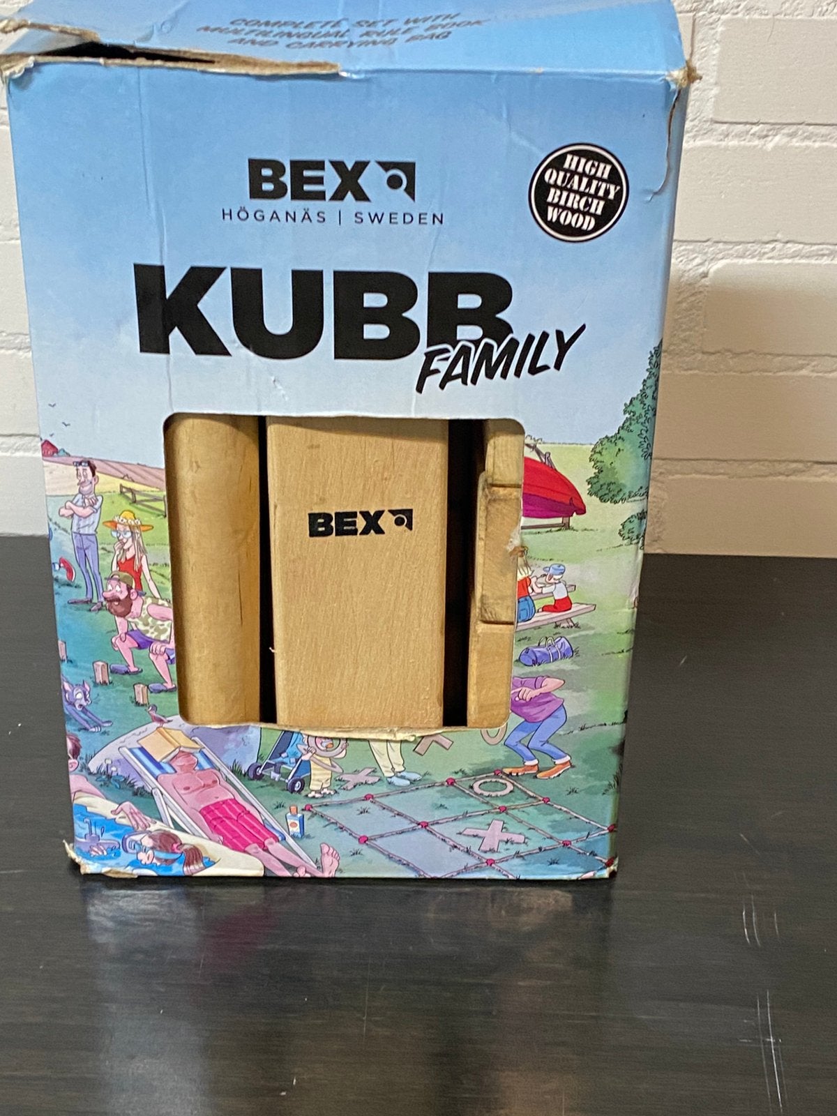 Kubb spel, Minder dan 10 liter, Ophalen of Verzenden, Gebruikt, Overige materialen