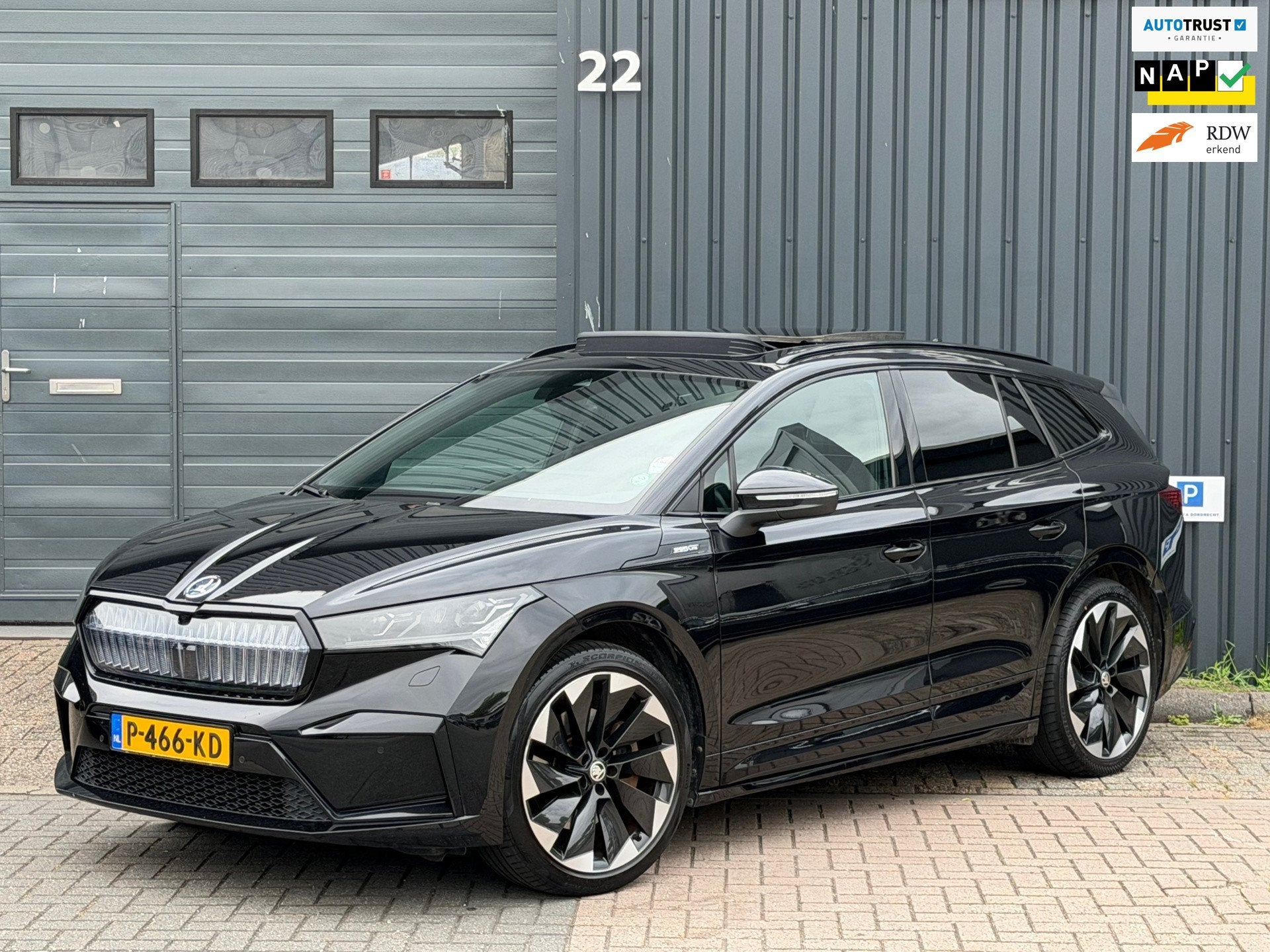 Skoda Enyaq iV 80 Sportline|Soh 90%|Panoramadak|Trekhaak Weg, Auto's, Skoda, Automaat, Automatische klimaatregeling, Achterwielaandrijving