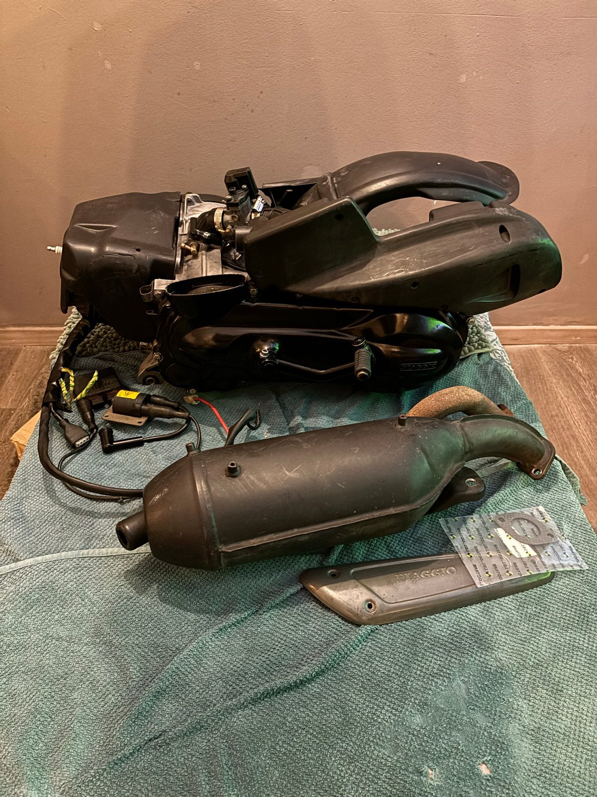 Gereviseerd Piaggio SKR 125cc Motorblok, Ophalen of Verzenden, Gebruikt, Blok