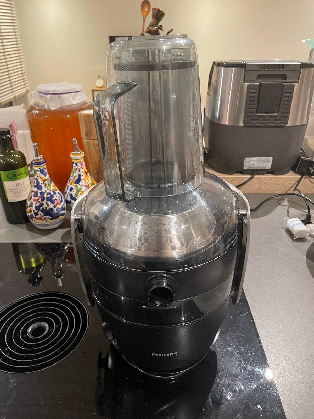Philips Juicer HR1916 Sapcentrifuge, Ophalen of Verzenden, Gebruikt, Elektrisch, Sapcentrifuge