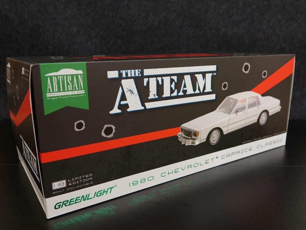 Greenlight 1:18 1980 Chevrolet Caprice Classic The A-Team, Overige merken, Auto, Onbekend, Nieuw