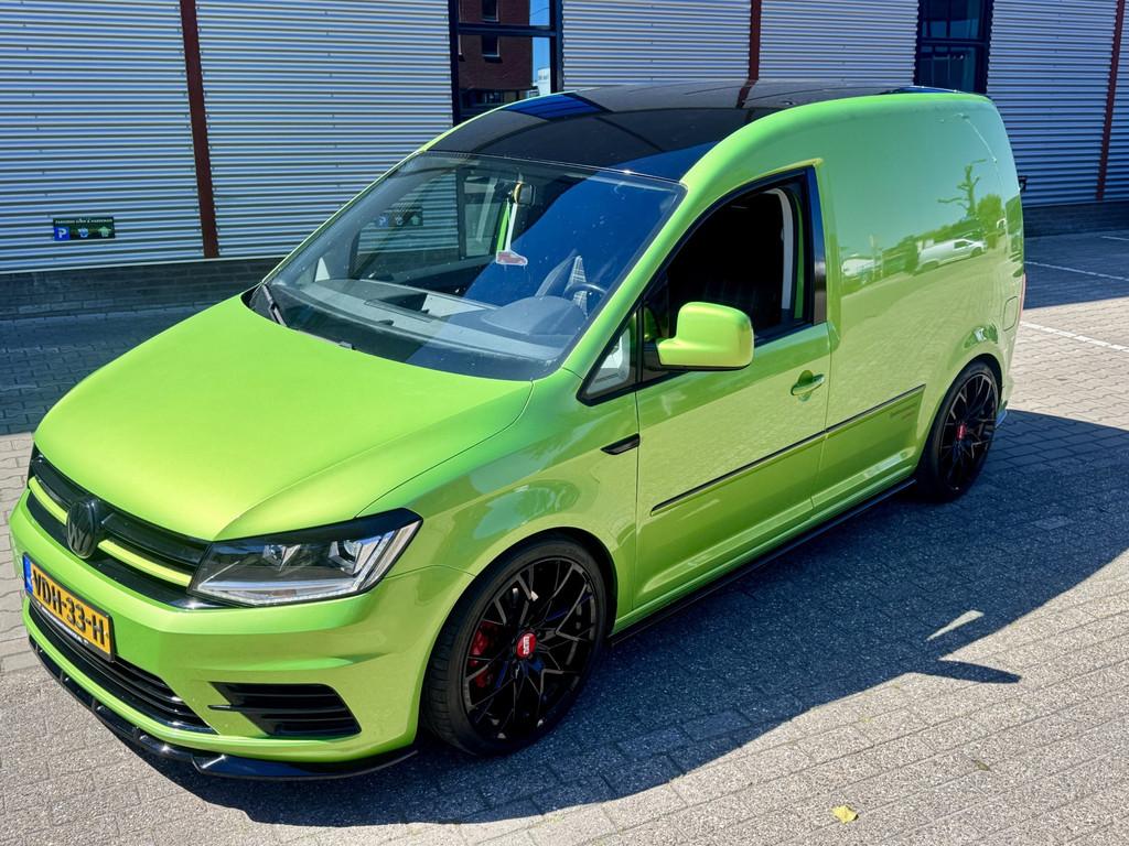 Volkswagen Caddy 2.0 TDI DIKKE unieke caddy viper green 185p, Auto's, Bestelauto's, Voorwielaandrijving, Gebruikt, 4 cilinders