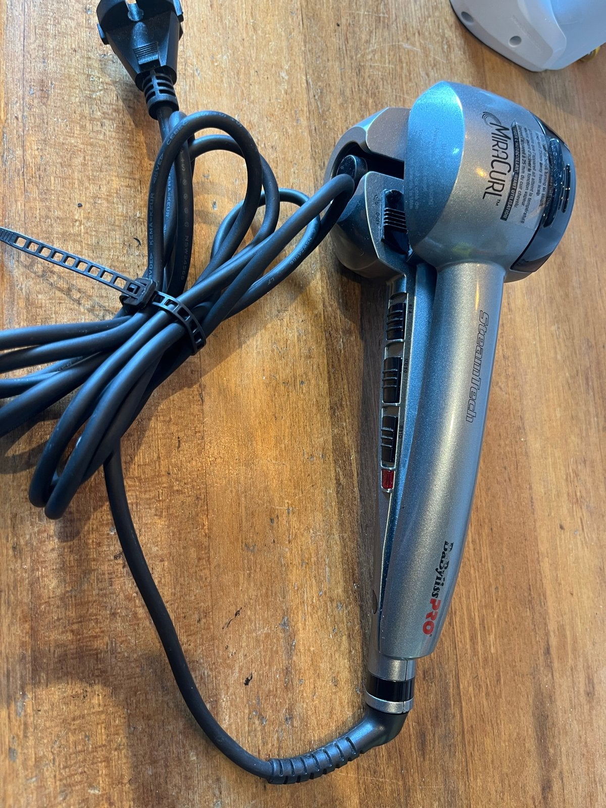 BaByliss PRO MiraCurl SteamTech krultang, Ophalen of Verzenden, Gebruikt, Haarverzorging
