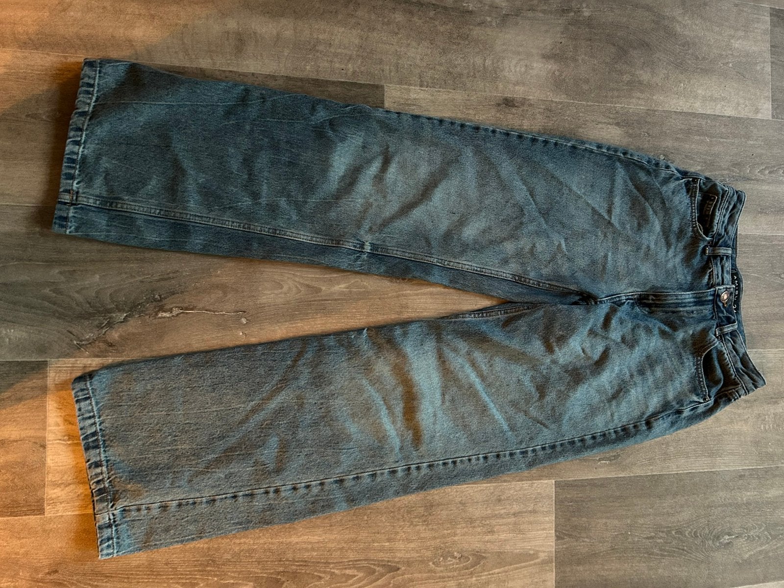 Lange broek maat 34 merk: amisu, kleur blauw, Blauw, Ophalen of Verzenden, Zo goed als nieuw, Maat 34 (XS) of kleiner
