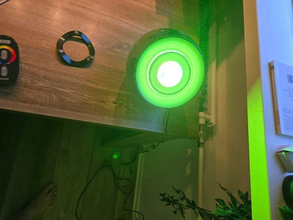 Philips Living colors led lamp met afstandbediening, Philips, Gebruikt, Meerkleurig, Overige fittingen