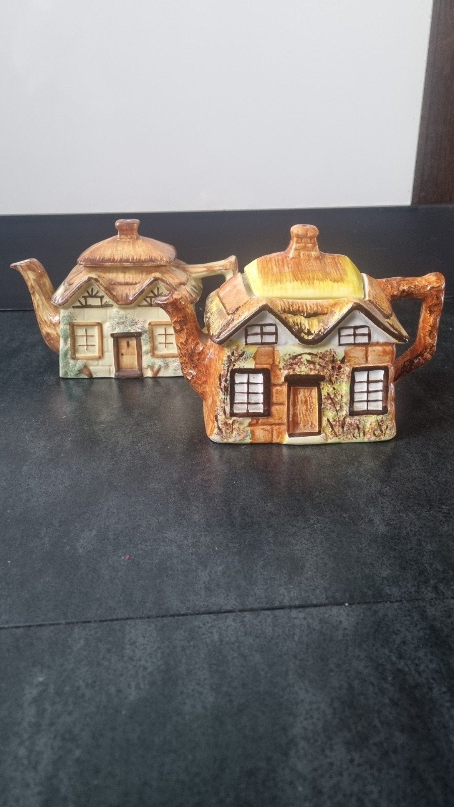 Vintage Staffordshire Theepot - Ye Olde Cottage Design, Antiek en Kunst, Ophalen of Verzenden