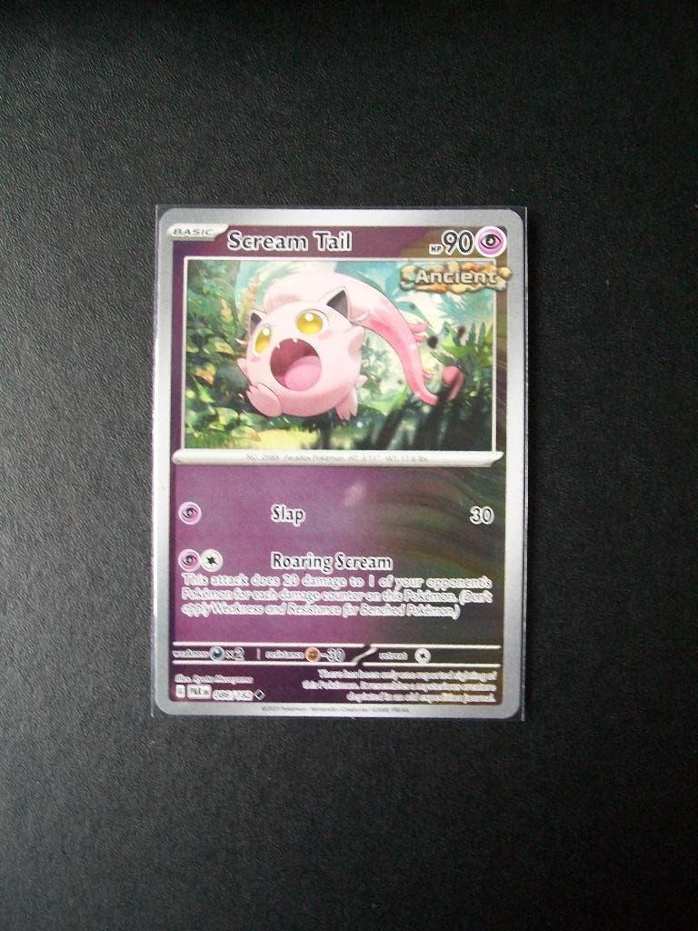 1577: Nieuwe Pokemon Kaart Holofoil SCREAM TAIL HP90 086/182, Verzenden, Nieuw, Losse kaart, Foil
