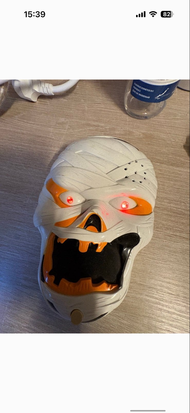 Halloween Deurbel met Licht en Geluid - Spookachtig Plezier, Ophalen of Verzenden, Zo goed als nieuw