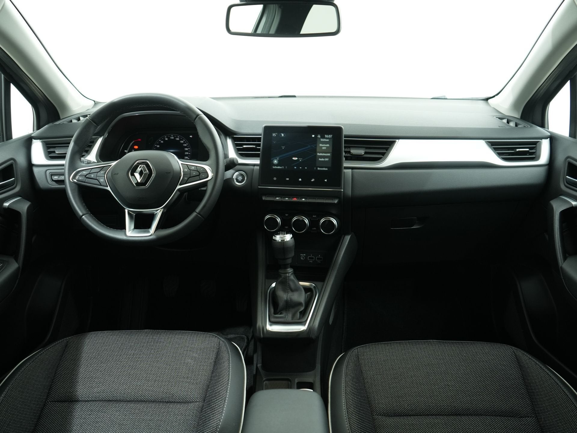Renault Captur 1.0 TCE 90PK TECHNO | Navi | Clima | Camera |, Voorwielaandrijving, Parkeersensor, Gebruikt, Zwart