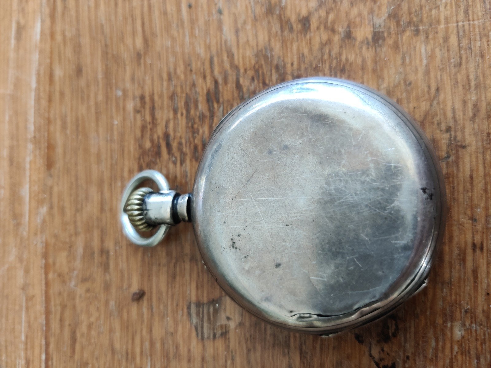 zwaar zilveren zakhorloge, Ophalen of Verzenden, Zilver, Overige merken, 1900 tot 1930