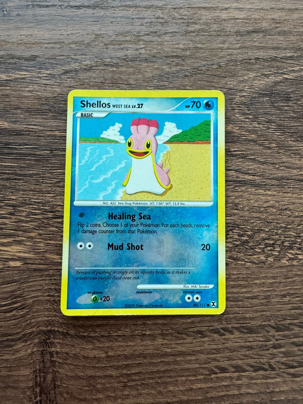 Shellos West Sea Lv.27 (RR 80) Rising Rivals Reverse Holo, Ophalen of Verzenden, Zo goed als nieuw