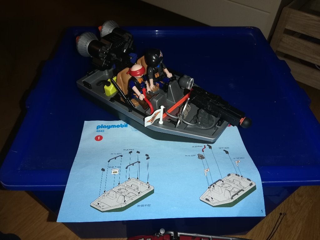 playmobil schattenjagers met boot en kanon 4845, Ophalen of Verzenden, Zo goed als nieuw