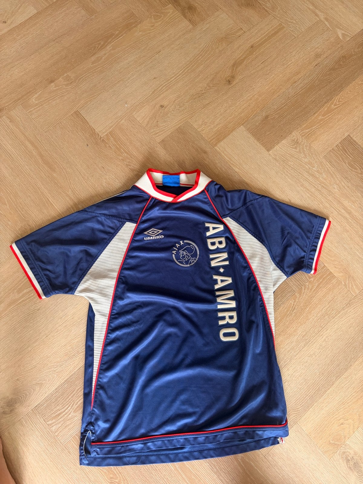 Vintage Ajax Umbro ABN AMRO Thuisshirt 1999-2000, Maat M, Ophalen of Verzenden, Gebruikt, Shirt