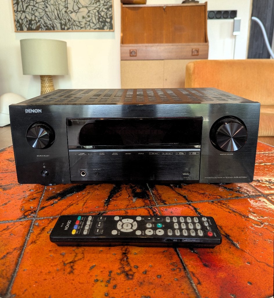 Denon amplifier AVR-X2700H 4K Dolby Atmos, Denon, Ophalen of Verzenden, Zo goed als nieuw, 60 tot 120 watt