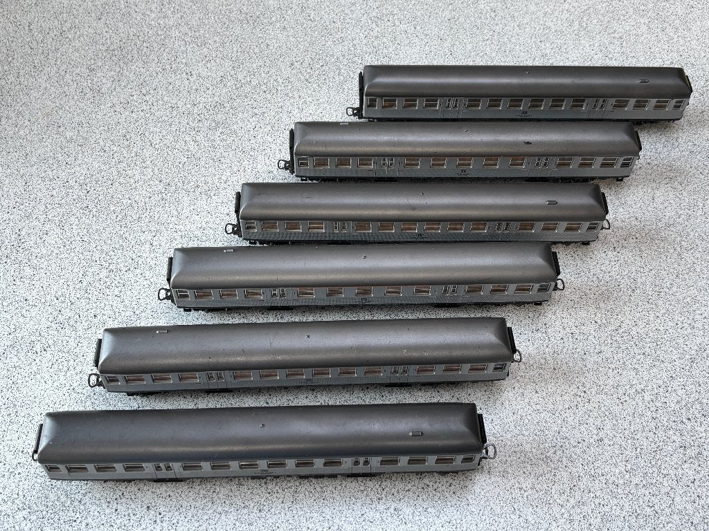 Set van 6 Lima DB-Rijtuigen Silberling 1:87, Gebruikt, Gelijkstroom, Wagon, Ophalen of Verzenden