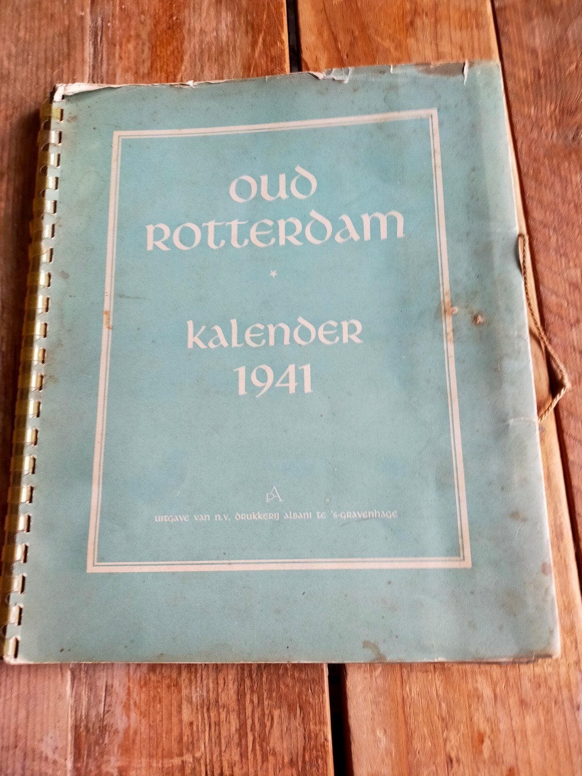 Oud Rotterdam kalender 1941, Diversen, Kalenders, Ophalen of Verzenden, Maandkalender, Gebruikt