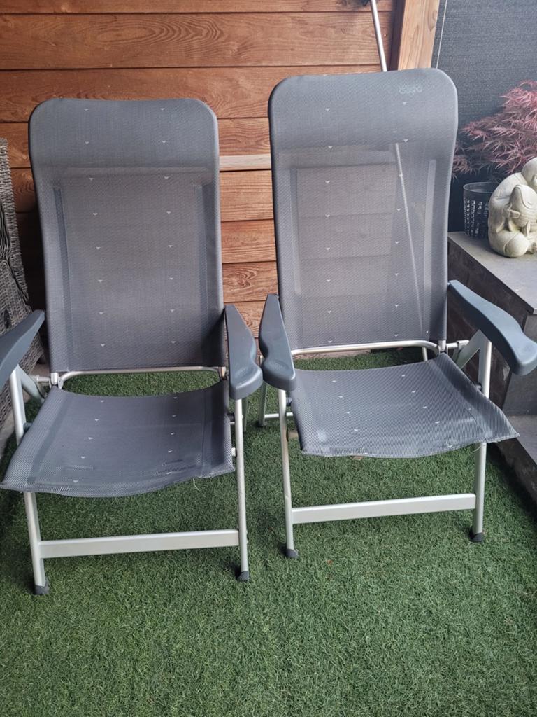 Crespo campingstoelen - Set van 2, Ophalen, Gebruikt, Campingstoel