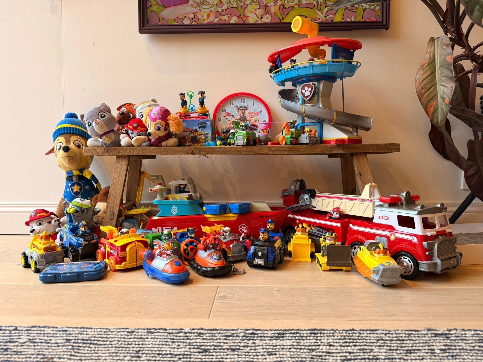 Grote collectie Paw Patrol speelgoed, Ophalen, Gebruikt