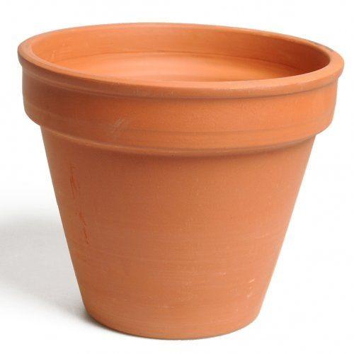 Grote terra cotta bloempot 23 cm hoog, Ø 29 cm, Tuin en Terras, Bloempotten, Ophalen, Gebruikt, Rond, Minder dan 40 cm